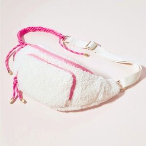 Anthropologie Annie Sherpa belt bag